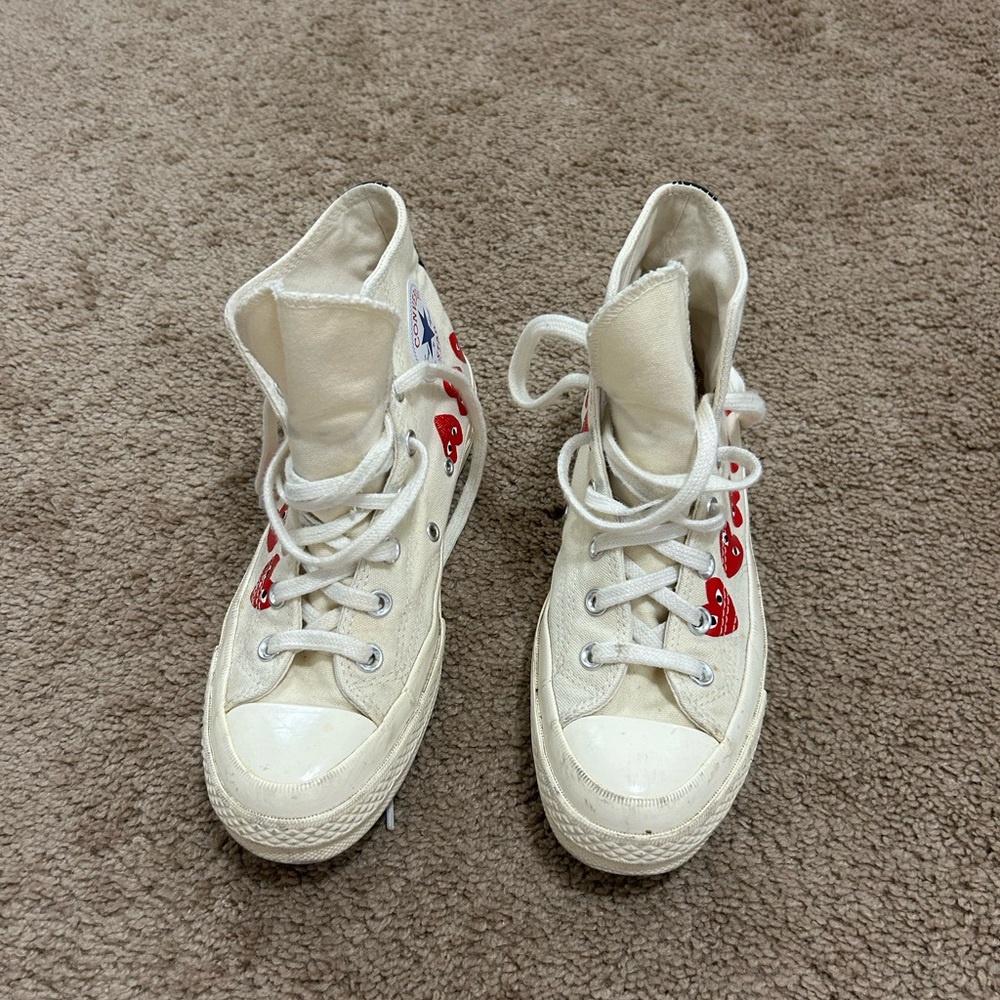 Converse/ Comme de Garçon collab high top converse